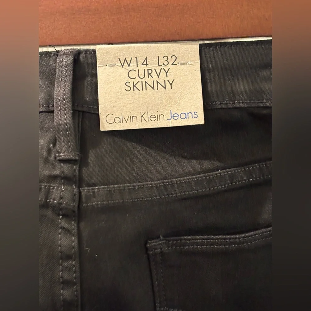 Calvin Klein Jeans Black Skinny Women Jeans NWT - Picture 6 of 9